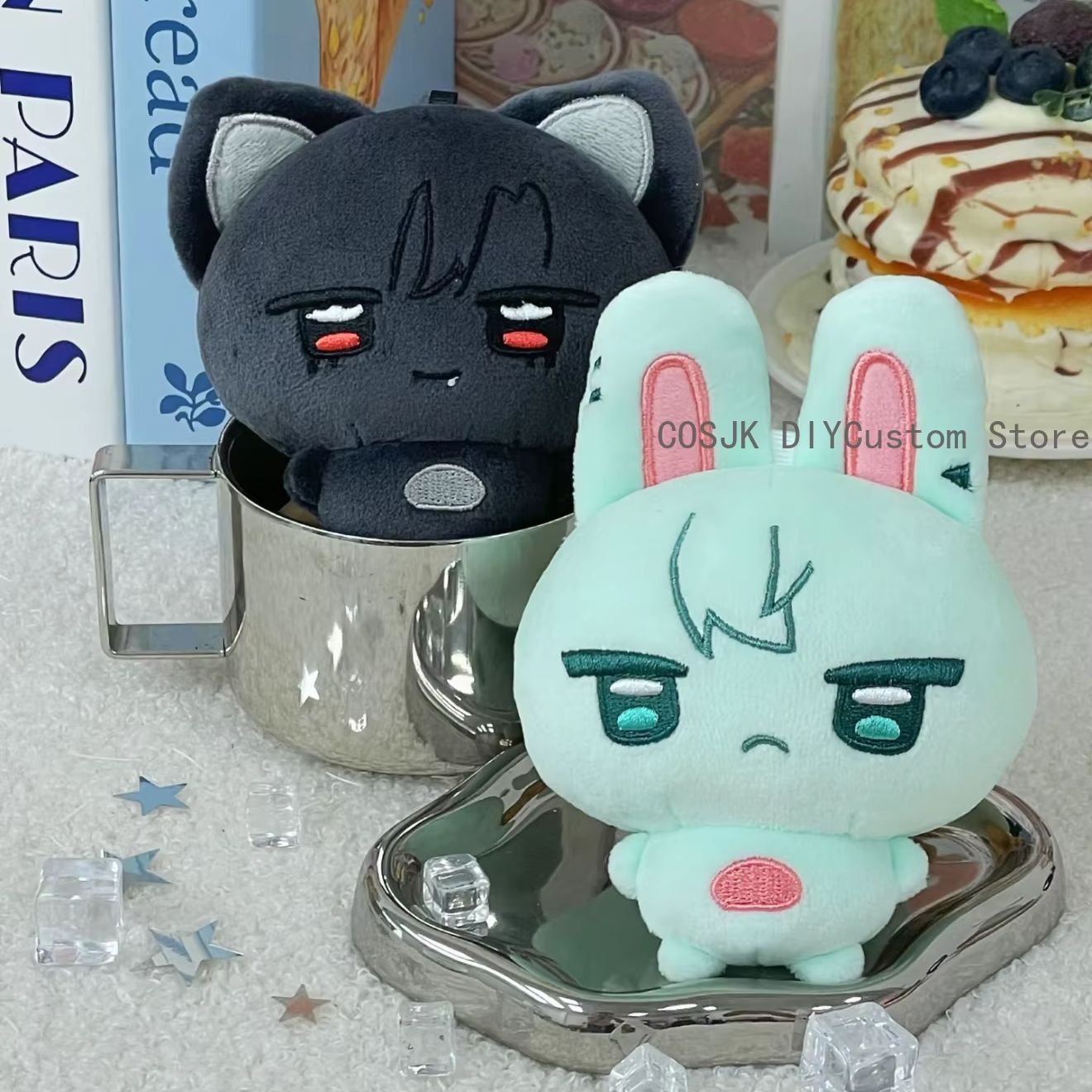Body Jewelry - かわいいアニメエイリアンステージ イヴァン・ティル・スア・ルカ・ミジ・ヒョナ 動物ボディ漫画 10cmキーホルダーぬいぐるみペンダント バックパックペンダントギフト
