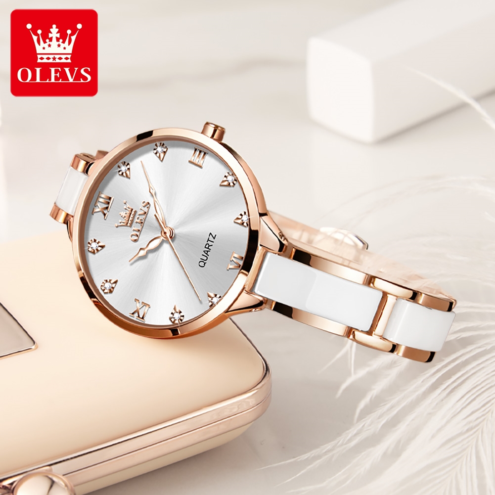 OLEVS 5872 レディース腕時計 クォーツ 防水腕時計 - Watch Accessories のレビューと価格