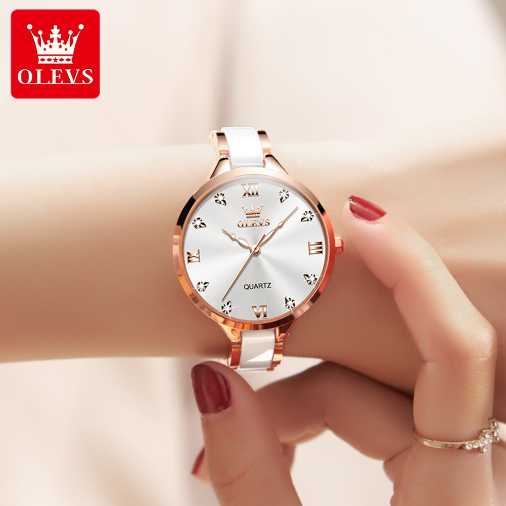 OLEVS 5872 レディース腕時計 クォーツ 防水腕時計 - Watch Accessories のレビューと価格
