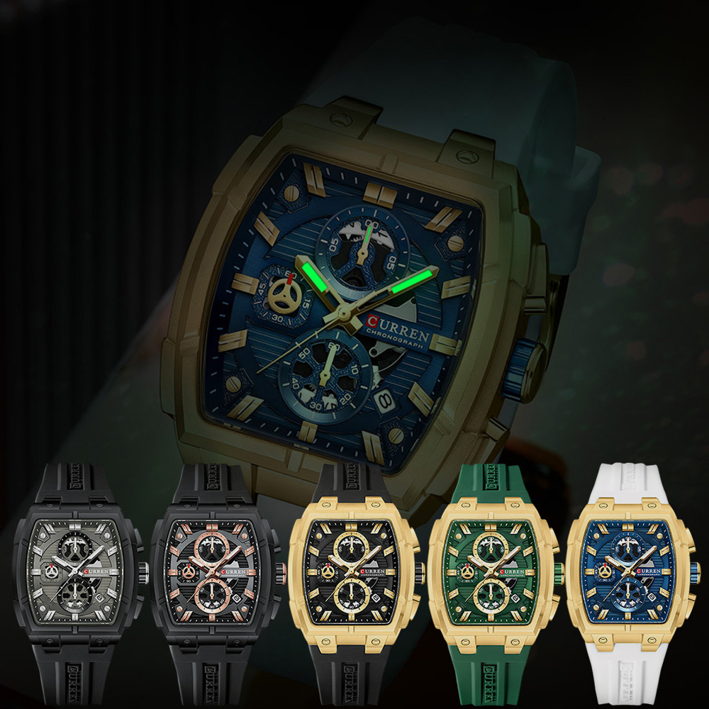 CURREN 高級ヴィンテージ腕時計 メンズ スポーツ クロ - Watch Accessories のレビューと価格