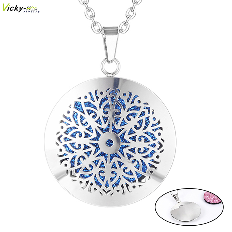新しいシンプルなアロマセラピーエッセンシャルオイルディフュー - Heart Locket Necklace Photo のレビューと価格