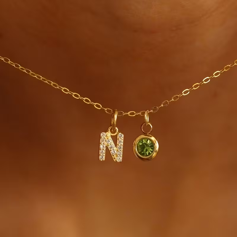 女性用カスタムA-Zイニシャルレターネックレス、パーソナライ - Custom Name Necklace Stainless Steel のレビューと価格