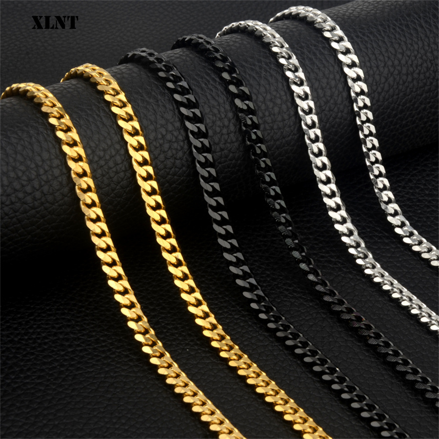 3/5/7/9/11 ミリメートルメンズシルバーカラーネック - Cuban Link Chain 12Mm のレビューと価格