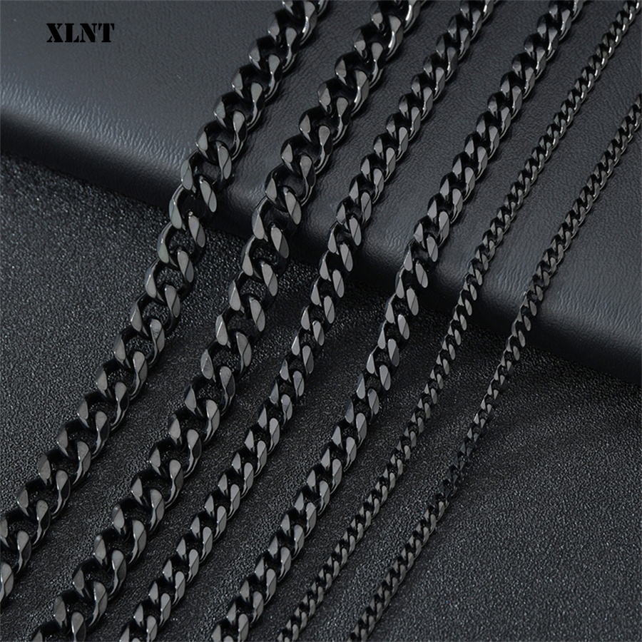 3/5/7/9/11 ミリメートルメンズシルバーカラーネック - Cuban Link Chain 12Mm のレビューと価格