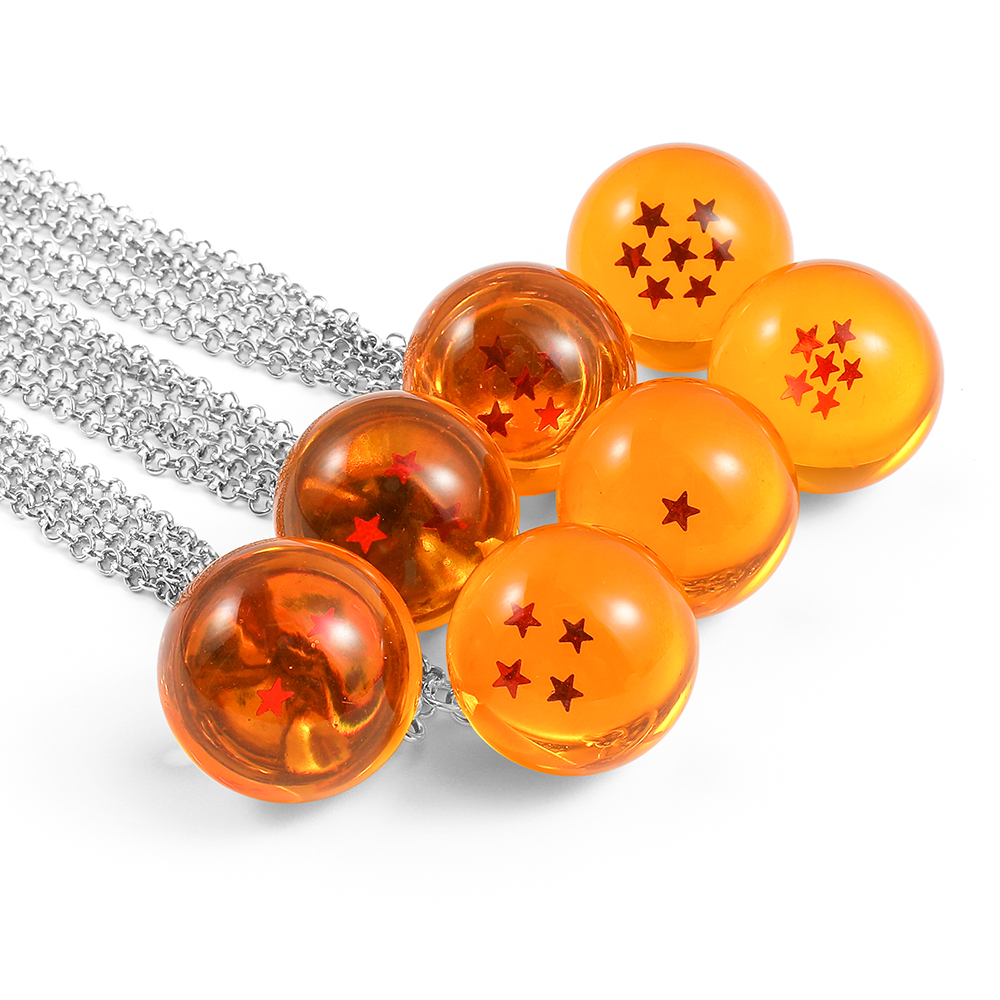 ドラゴンボールシリーズネックレスチャーム 1-7 スターコス - Anime Pendant Necklace のレビューと価格