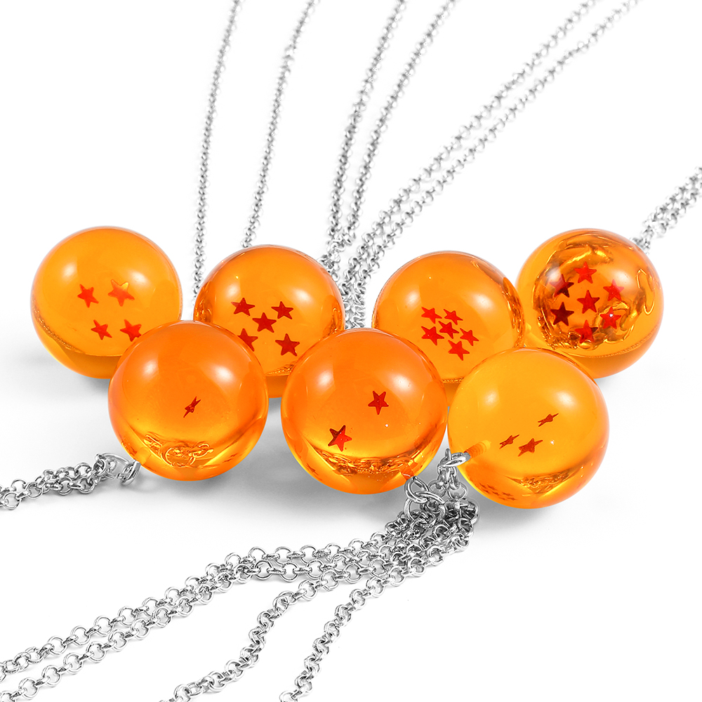 ドラゴンボールシリーズネックレスチャーム 1-7 スターコス - Anime Pendant Necklace のレビューと価格