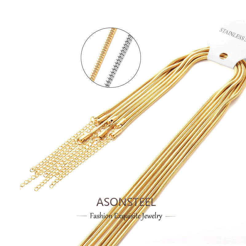 ASONSTEEL 10 ピース/ロットボヘミアンスネークキ - Cuban Link Chain 12Mm のレビューと価格