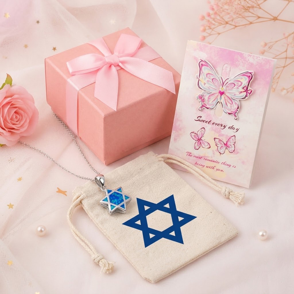 ダビデの星オパールペンダントネックレス リバーシブル ユダヤ - Necklaces のレビューと価格