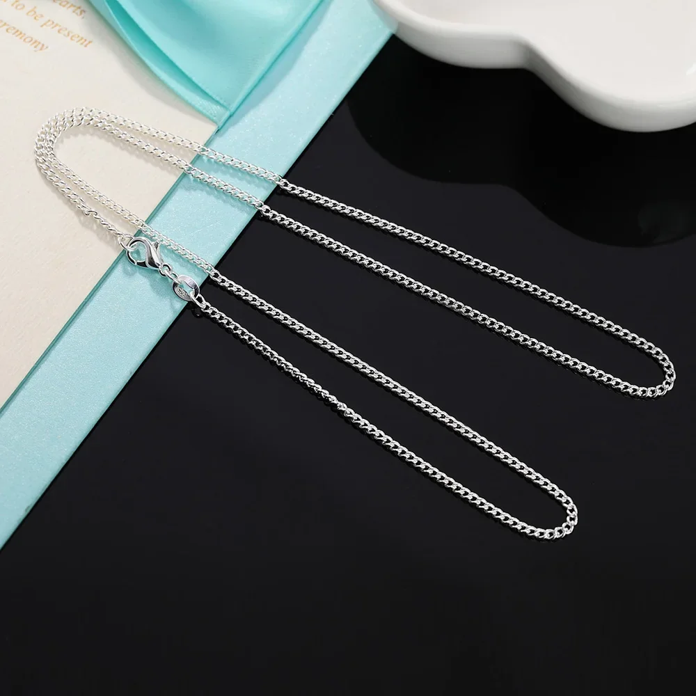 925 スターリングシルバー 40-75 センチメートルロン - Cuban Link Chain 12Mm のレビューと価格
